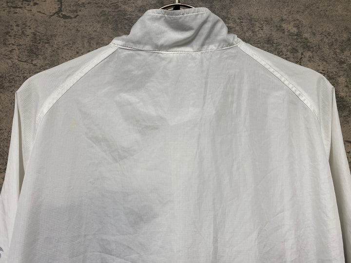 KF157 ボントレガー BONTRAGER 長袖 ウインドブレイカー 白 XL ※汚れ