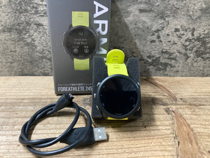 KJ180 ガーミン GARMIN FOREATHLETE 245 スマートウォッチ GPS Bluetooth ANT+
