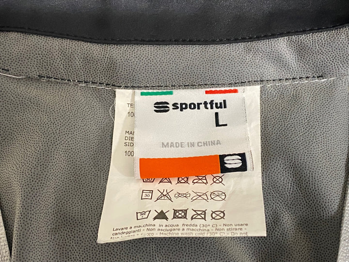 KJ802 スポーツフル sportful 長袖 ウィンドブレーカー 白 L