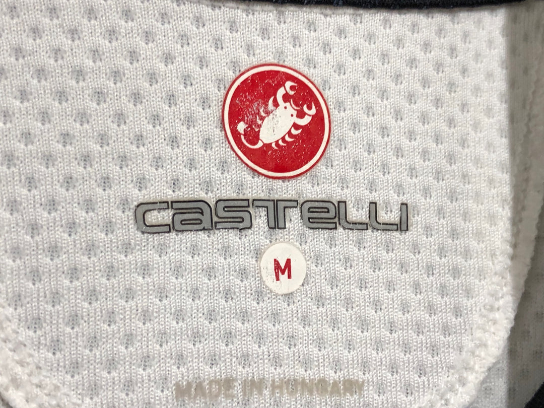 KL804 カステリ CASTELLI 半袖 サイクルジャージ 白 M