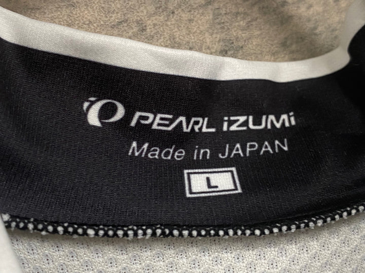 JX271 パールイズミ PEARL iZUMi 半袖 サイクルジャージ 白 黒 L