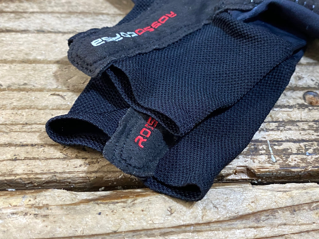 KF415 カステリ CASTELLI ロッソコルサ ROSSO CORSA 指切 グローブ 黒 S