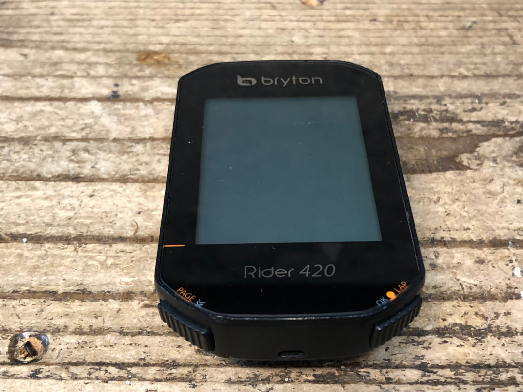 IW112 ブライトン bryton Rider 420 サイクルコンピューター 動作確認済