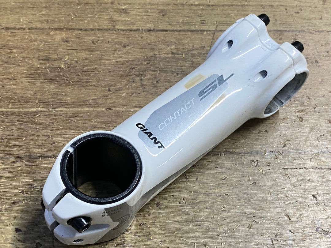 KN805 ジャイアント GIANT コンタクト CONTACT SL アルミステム 白 Φ31.8 OD2 110mm 8°