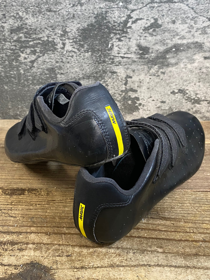 KG614 マヴィック MAVIC COSMIC ベルクロ ビンディングシューズ 3穴 黒 EU42
