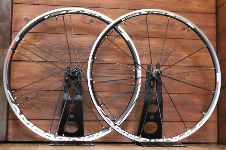カンパニョーロ CAMPAGNOLO ユーラス EURUS 2WAY-FIT MEGA G3 アルミ チューブレス ホイールセット シマノ11S/12S 15C 【東京南麻布店】