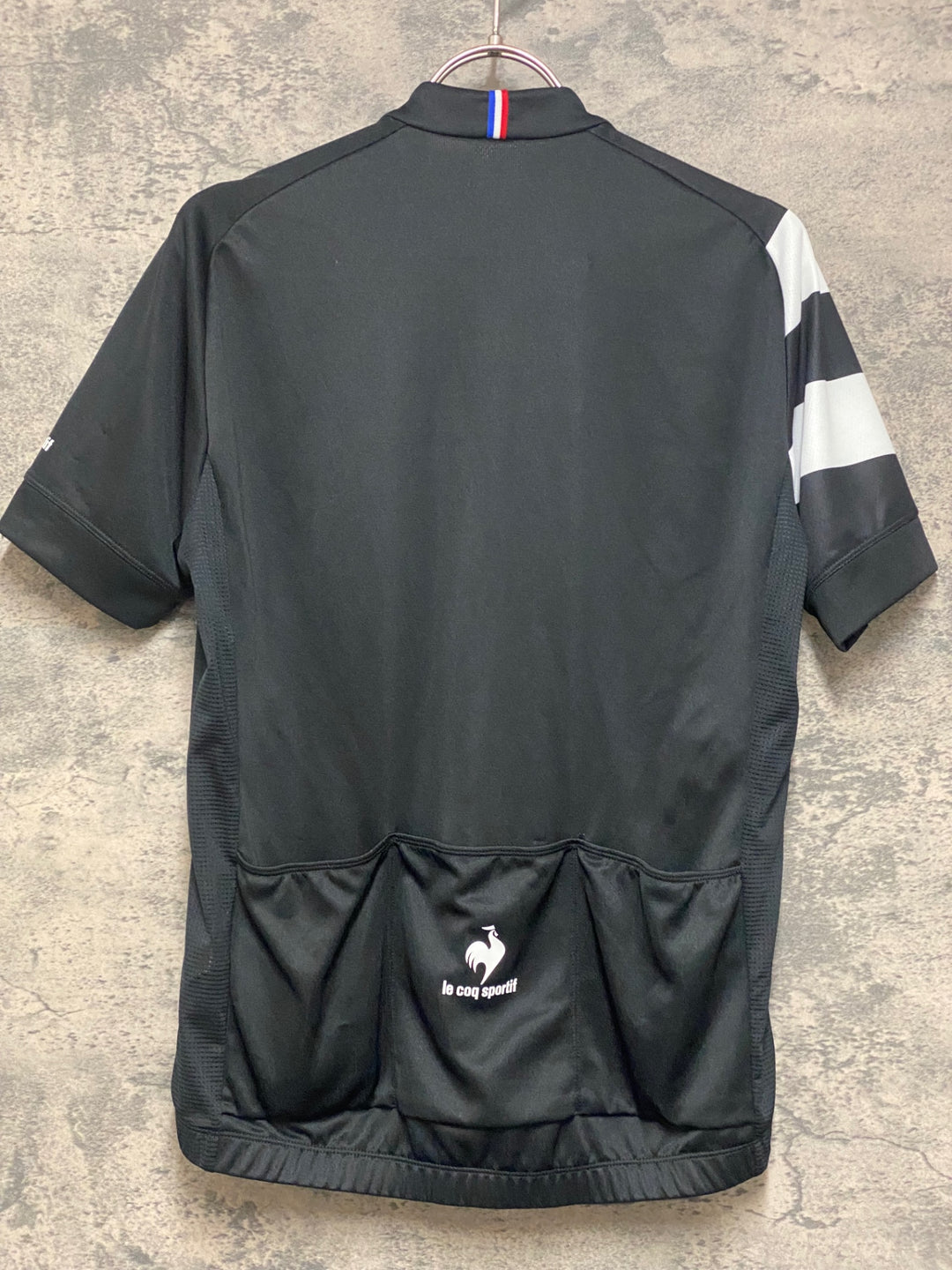 JP151 ルコックスポルティフ le coq sportif 半袖 サイクルジャージ 黒 M