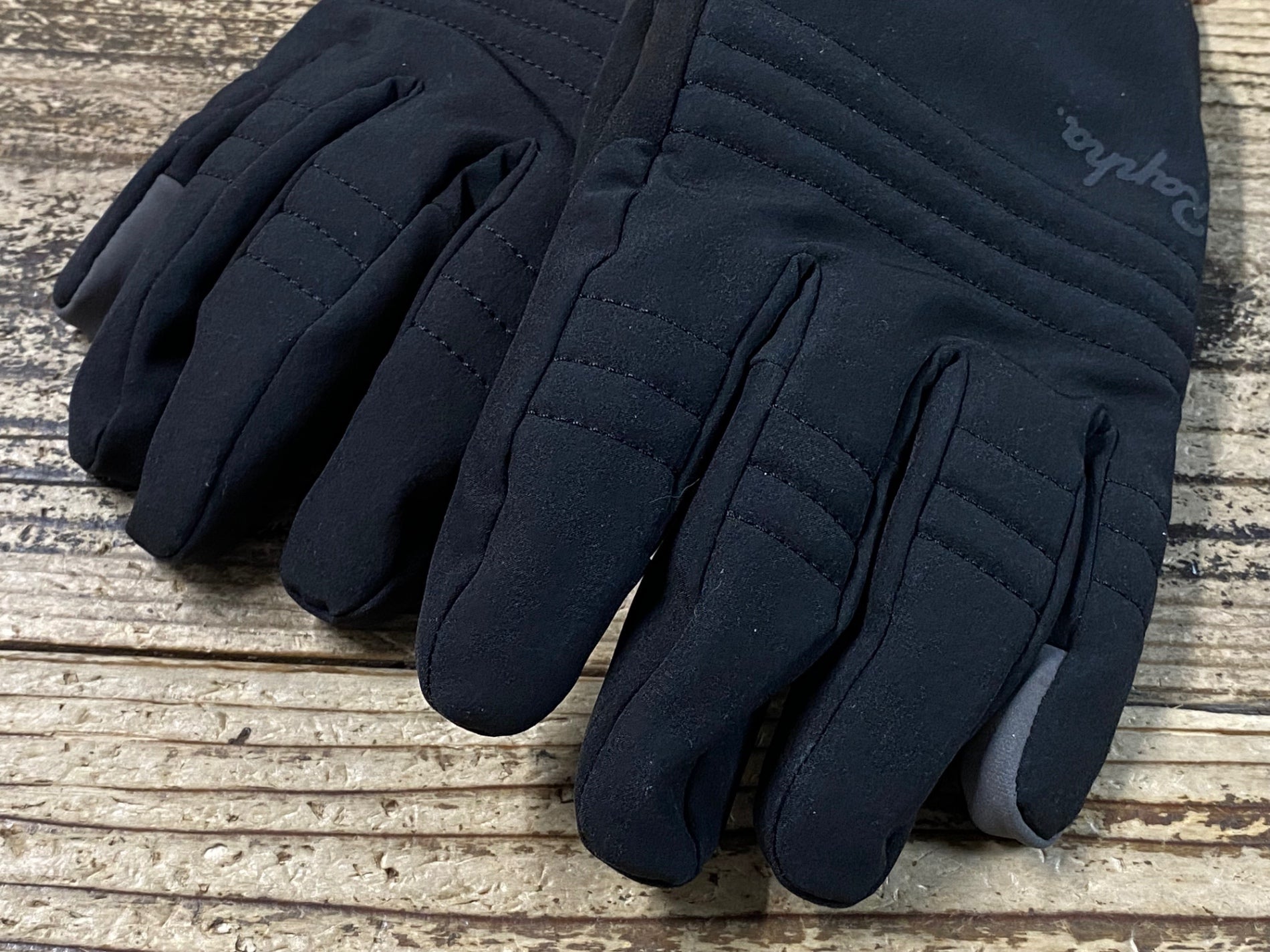 JW395 ラファ Rapha WINTER GLOVES 長指 ウィンターグローブ 黒 L 裏