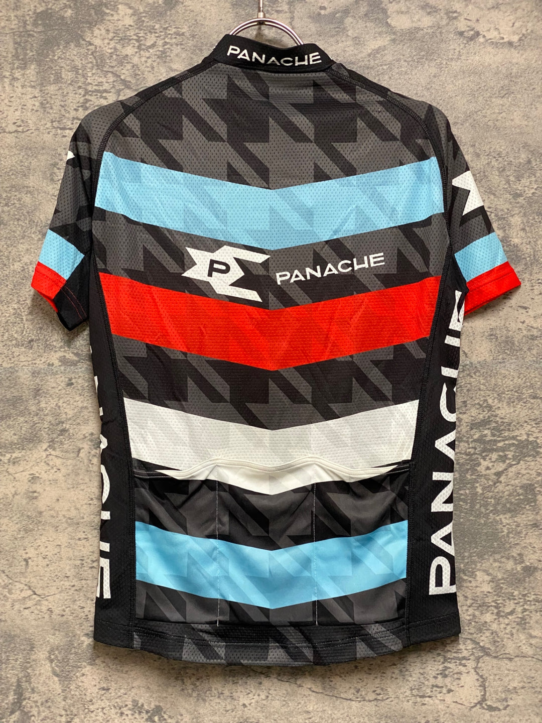 JO330 パナシェ PANACHE 半袖 サイクルジャージ 黒 S