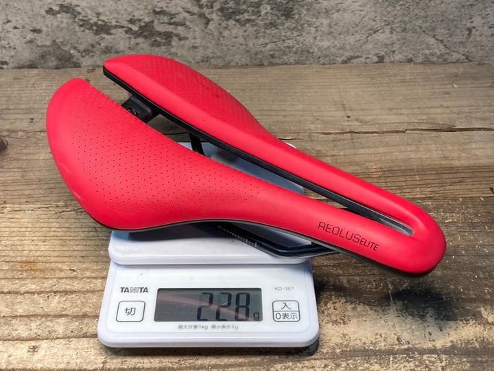 JF956 ボントレガー BONTRAGER アイオロスエリート AEOLUS ELITE サドル 赤 145mm