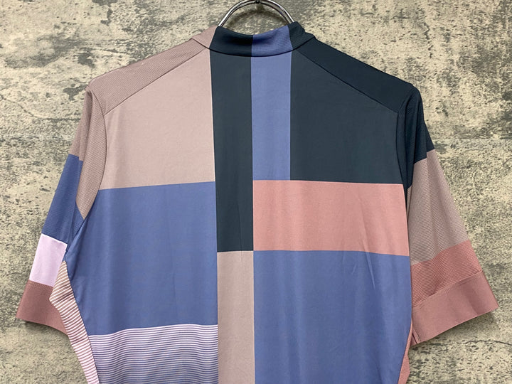 JH258 ラファ Rapha TIME PRO TEAM TRAINING JERSEY 半袖 サイクルジャージ 総柄 XL
