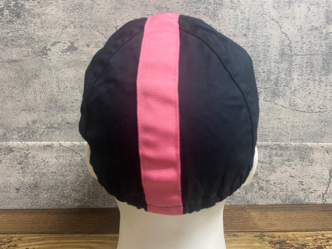 JY139 ラファ Rapha CAP サイクルキャップ 黒ピンク サイズ不明