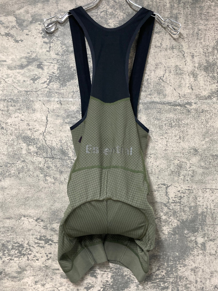 KJ324 パスノーマルスタジオ PAS NORMAL STUDIOS Essential bibs ビブショーツ オリーブ XS