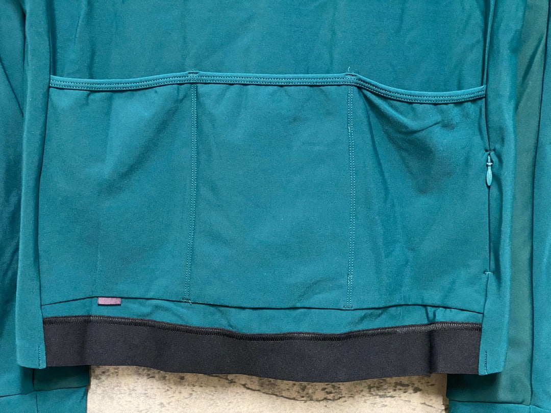 KD317 パスノーマルスタジオ PAS NORMAL STUDIOS MECHANISM THERMAL LONG SLEEVE JERSEY 長袖 サイクルジャージ 緑 L 裏起毛