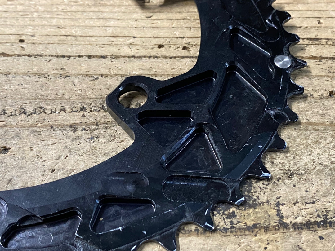 KE201 ローター ROTOR Q-RINGS オーバル チェーンリング BCD110 SH  7075 T6 CNC 50T ボルト付属