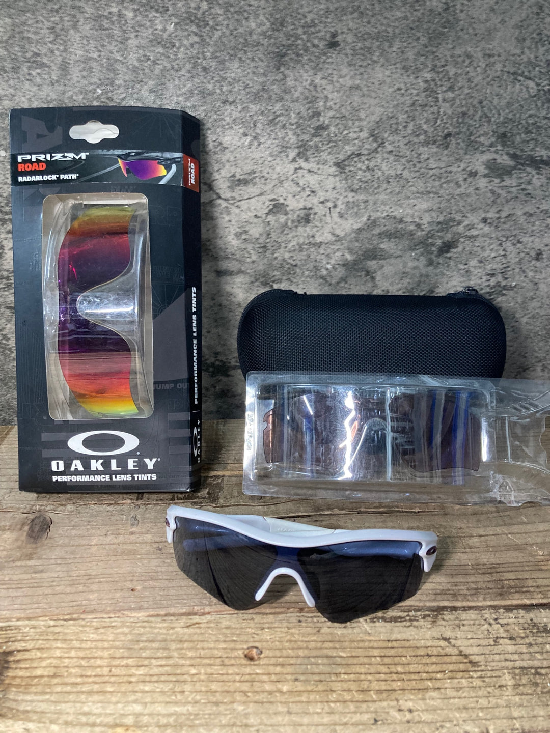 JX676 オークリー OAKLEY Rader サングラス アイウェア 白 スペアレンズ ※レンズ傷