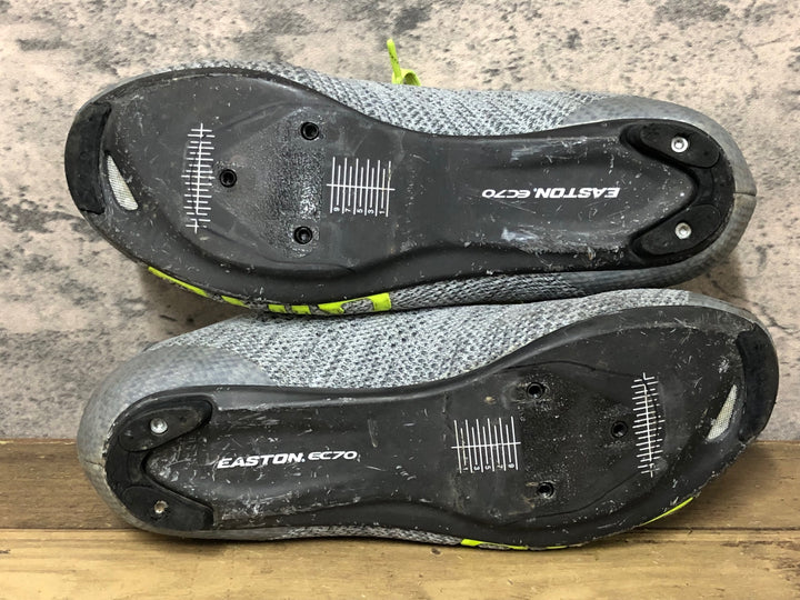 JT513 ジロ GIRO EMPIRE E70 KNIT ビンディングシューズ グレー SPD-SL EU41 インソール欠品