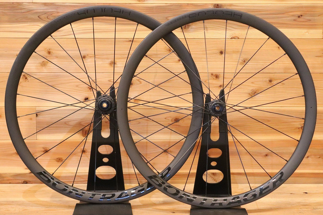 ボントレガー BONTRAGER アイオロス AEOLUS ELITE 35 TLR DISC シマノ 11/12S 21C カーボン チューブレスレディ ホイールセット 【広島店】