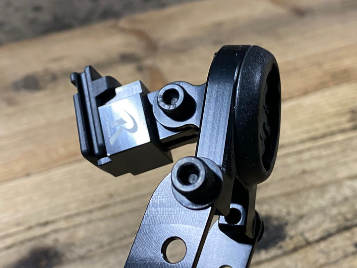 KA866 レックマウント REC-MOUNTS サイコンマウント Φ31.8 両持ち GARMIN用 キャットアイライトマウント付属