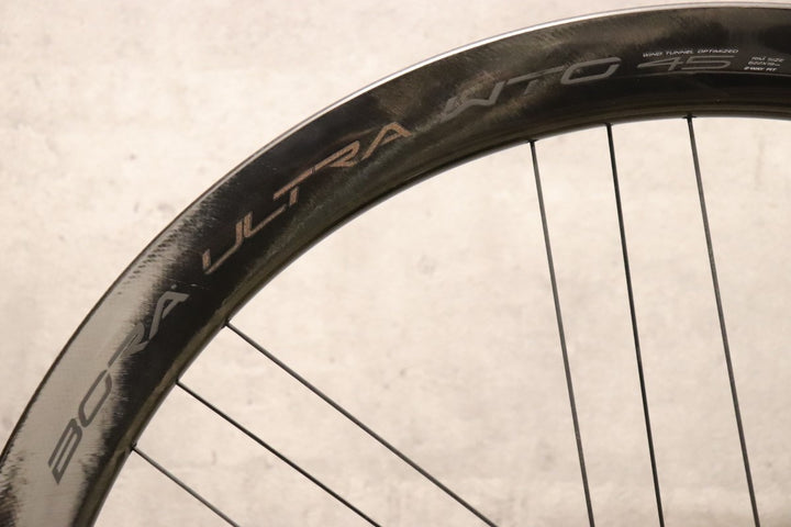 カンパニョーロ CAMPAGNOLO BORA ULTRA WTO 45 DB カーボン チューブレス シマノ 12/11S ホイールセット 【さいたま浦和店】
