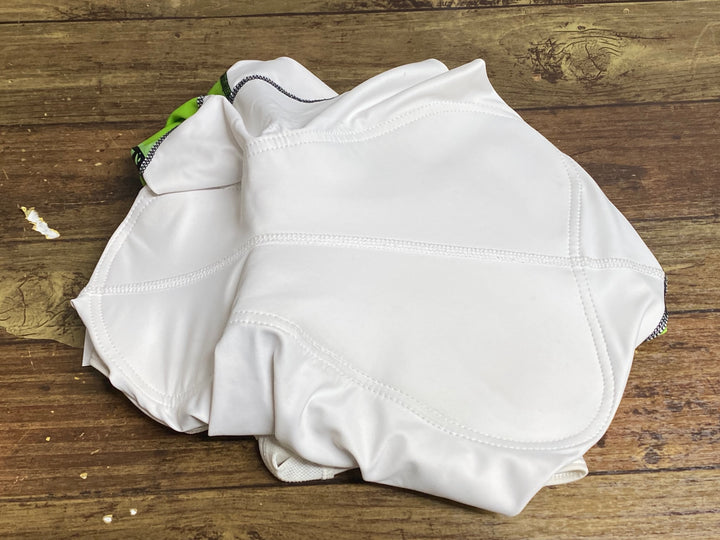 KB078 パールイズミ PEARL iZUMi ビブショーツ 白 緑 M