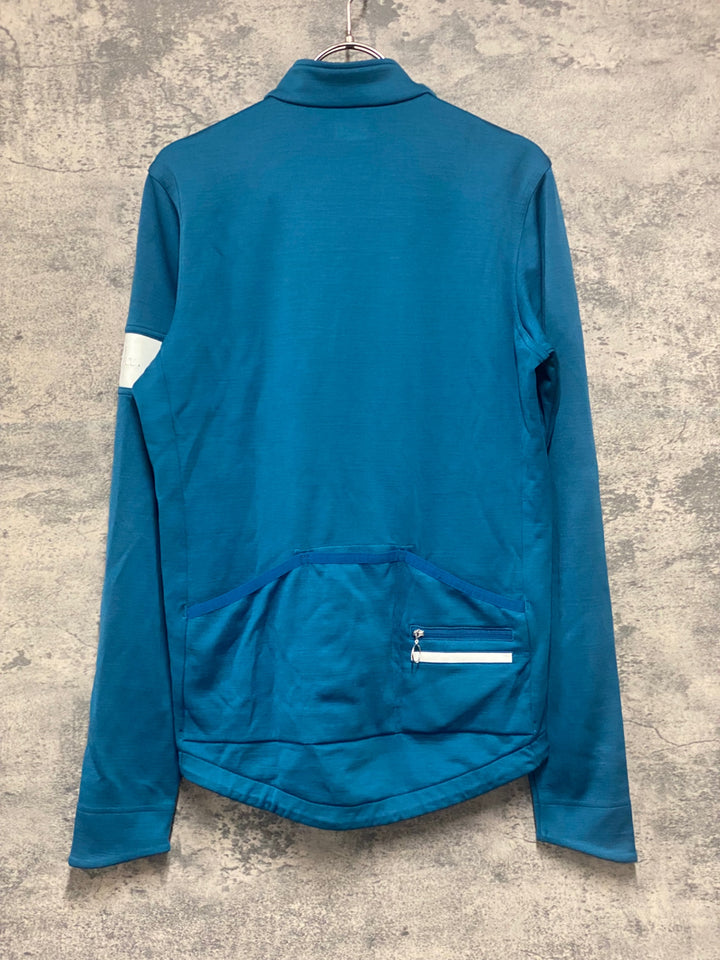 KC036 ラファ Rapha LONG SLEEVE JERSEY 長袖 サイクルジャージ ターコイズ M