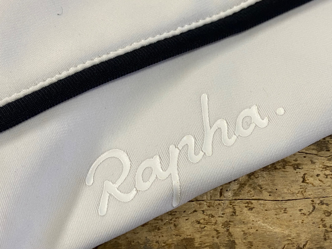 JQ376 ラファ Rapha アームウォーマー 白 S 裏起毛