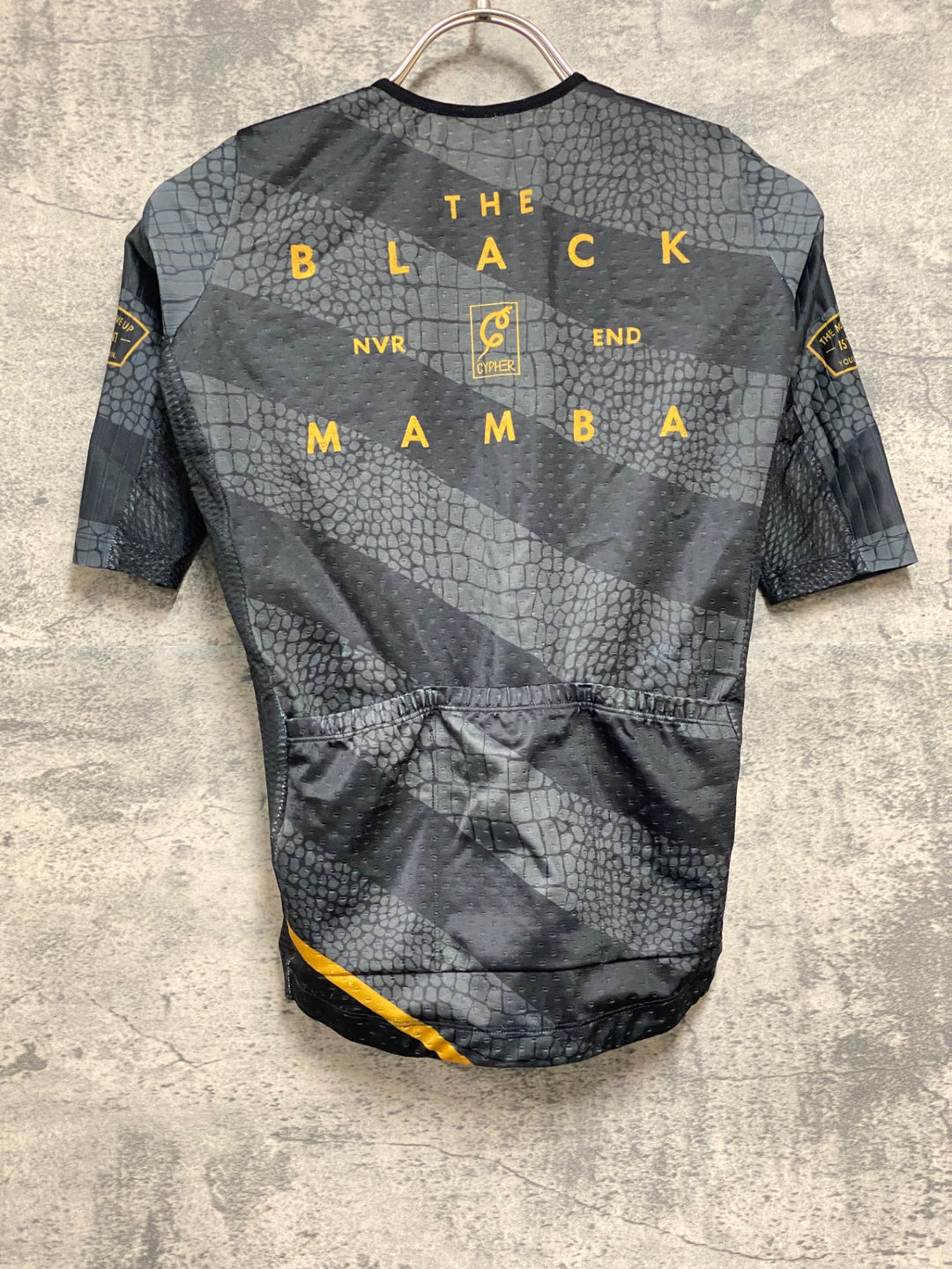 KC177 サンボルト SUNVOLT 半袖 サイクルジャージ 黒 XS BLACK MAMBA