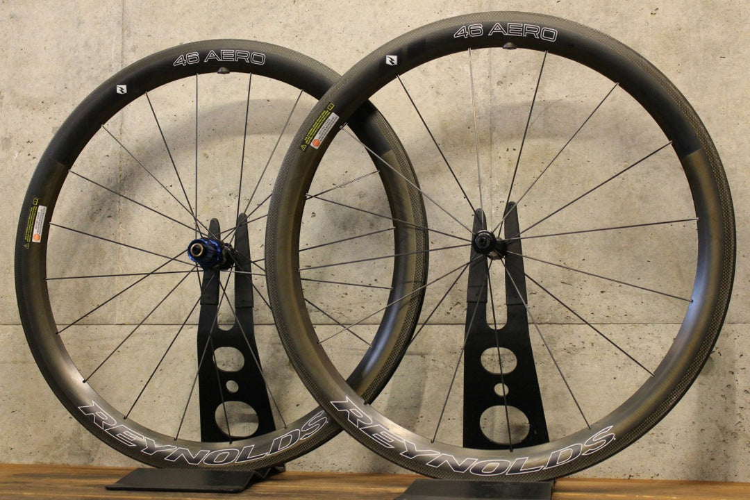 レイノルズ REYNOLDS 46 FORTY SIX カーボン クリンチャー ホイールセット シマノ 12/11S 【福岡店】