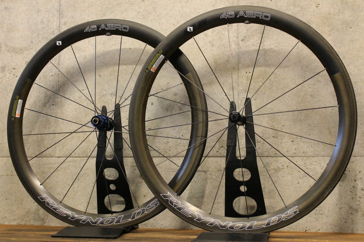 レイノルズ REYNOLDS 46 FORTY SIX カーボン クリンチャー ホイールセット シマノ 12/11S 【福岡店】