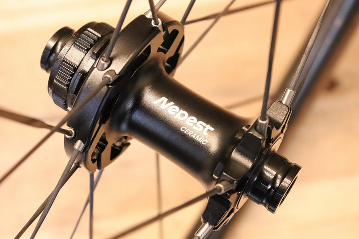 ネペスト NEPEST ノヴァ NOVA X 45/55 カーボン チューブレスレディ ホイールセット シマノ 11S/12S 【芦屋店】