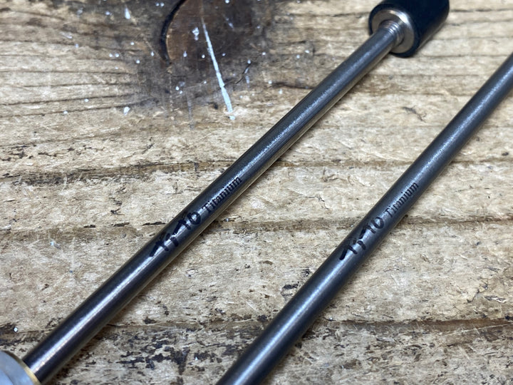 JU479 TITO チタニウム Titanium Alloy Ultralight チタン スキュワー クイックリリース OLD100x130mm シルバー