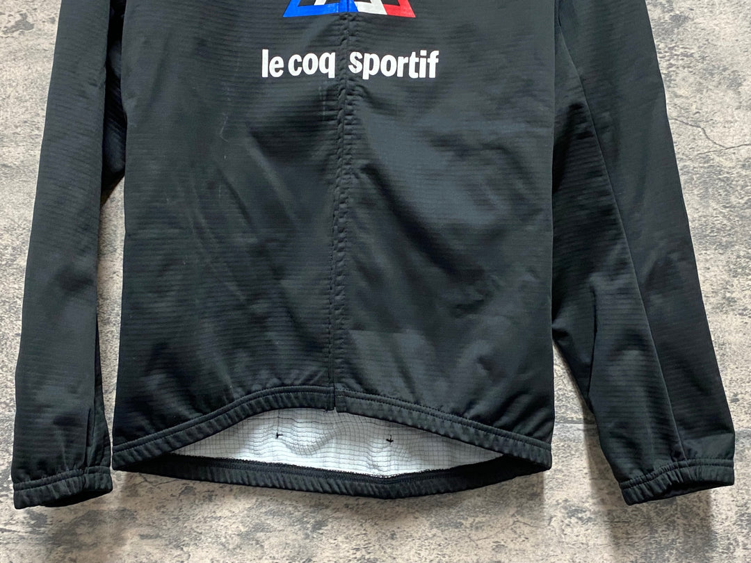 KP765 ルコックスポルティフ le coq sportif 長袖 サイクルジャケット 黒 M 裏起毛