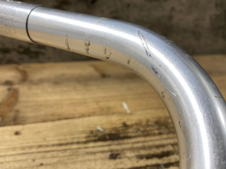 KP448 日東 NITTO Mod.55 フェルール刻印 アルミ ドロップハンドル エンド390mm Φ26