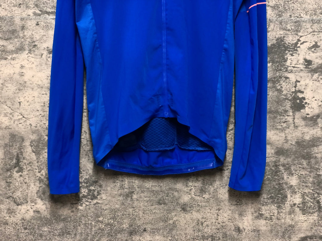 KN638 ラファ Rapha PRO TEAM LONG SLEEVE THERMAL JERSEY 長袖 サイクルジャージ 青 M 裏起毛
