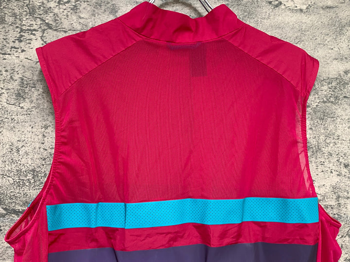 KC657 ラファ Rapha BREVET GILET WITH POCKETS ジレ サイクルベスト 濃ピンク XXL