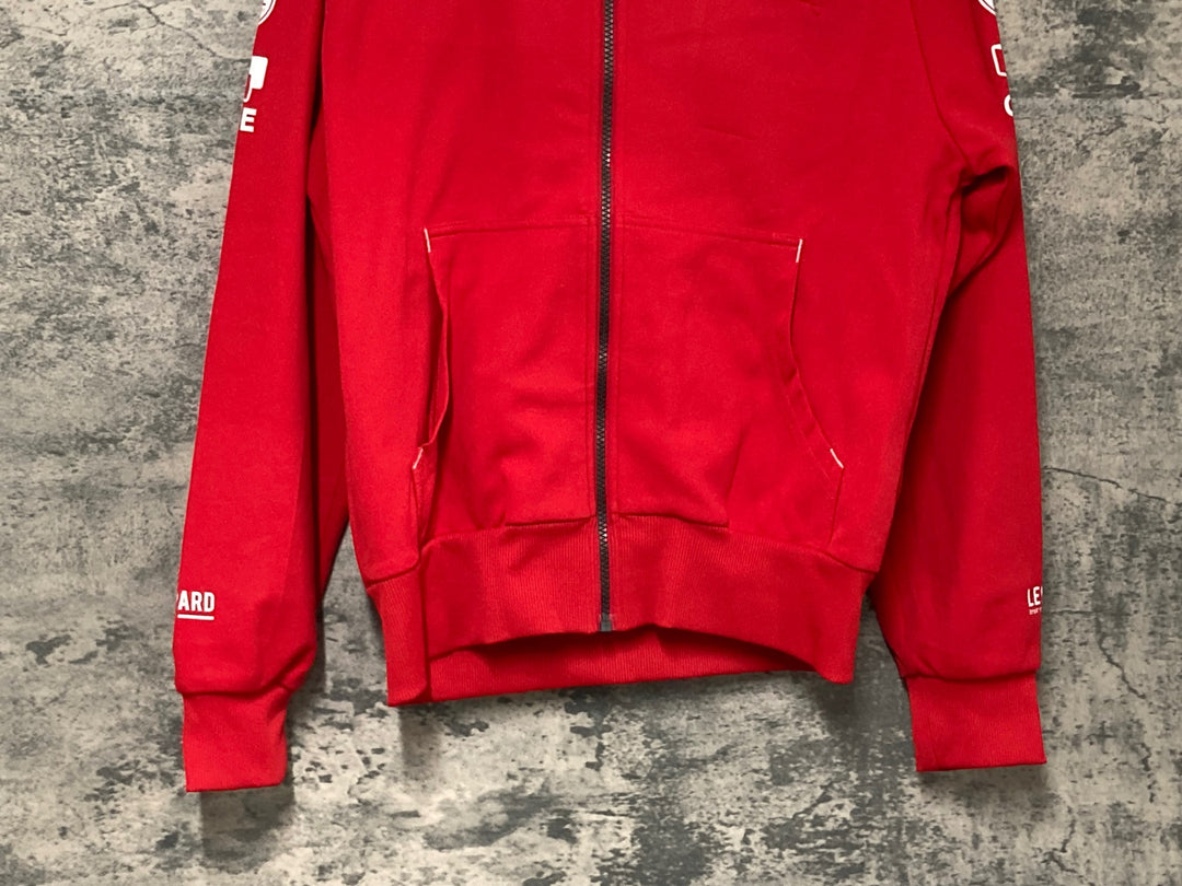 JV548 クラフト CRAFT 長袖 パーカー 赤 S 裏起毛 TREK