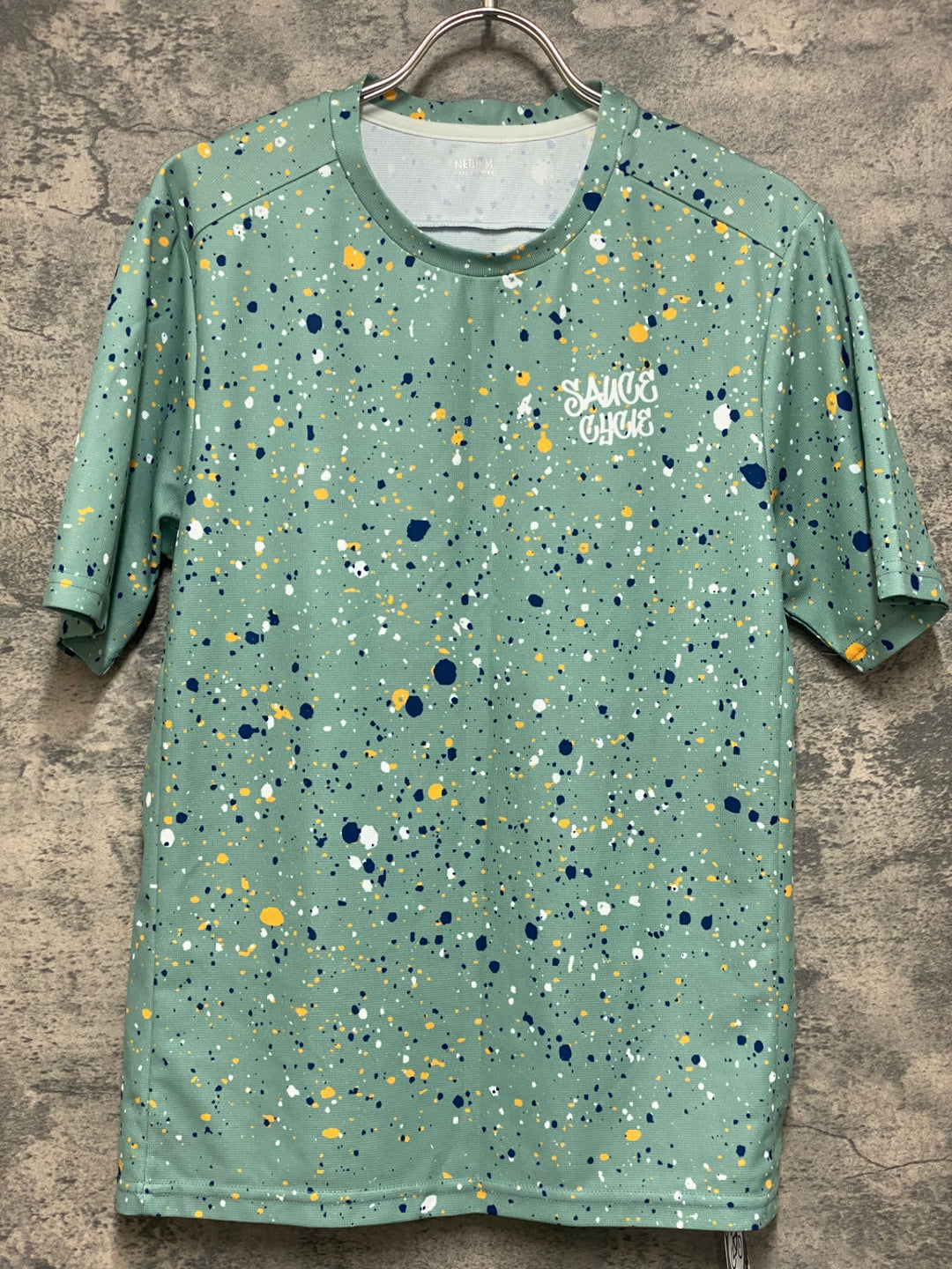 JP565 ソース SAUCE CYCLE 半袖 Tシャツ 総柄 M