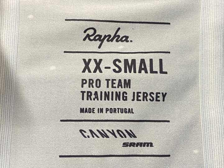 JH575 ラファ Rapha CANYON SRAM PRO TEAM TRAINING JERSEY 紺白 XXS