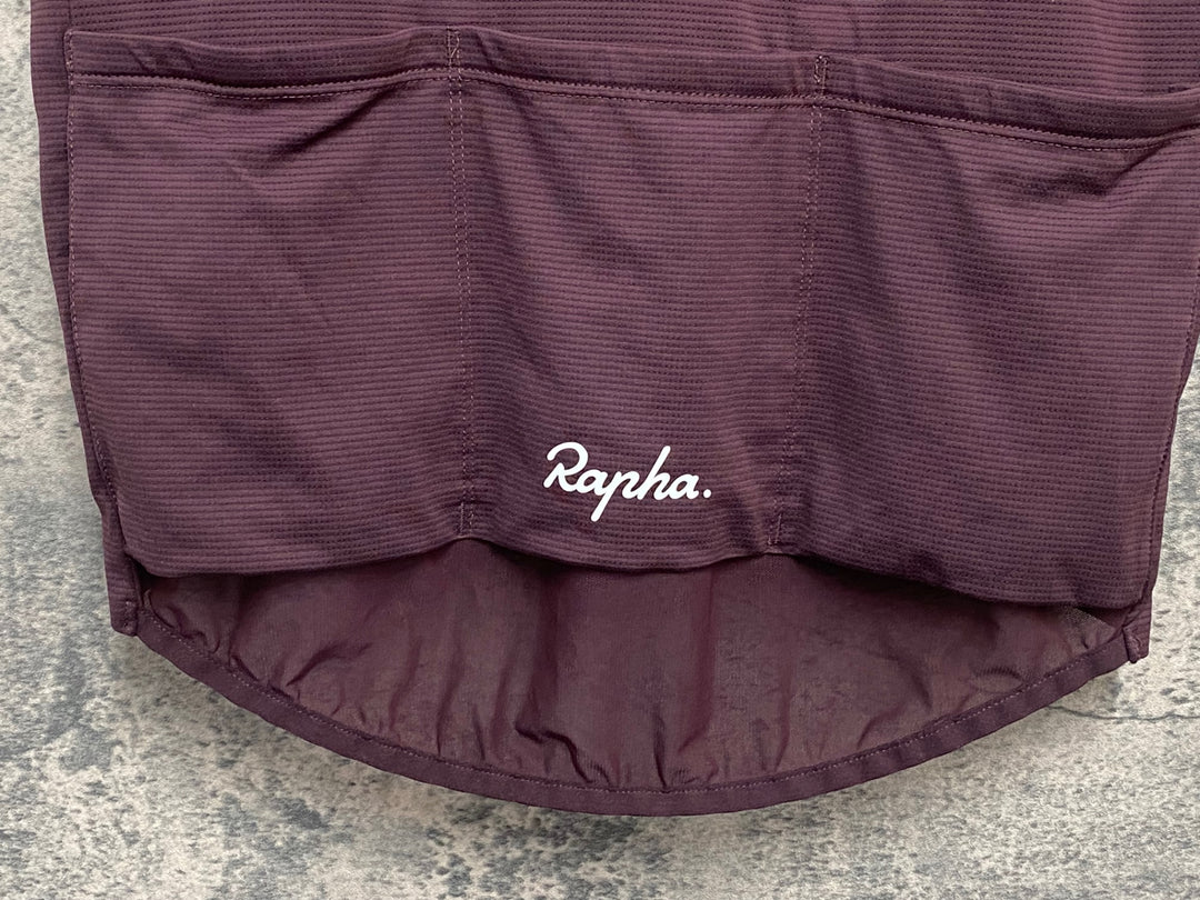 JN092 ラファ Rapha CLASSIC FLYWEIGHT JERSEY 半袖 サイクルジャージ 紫 M