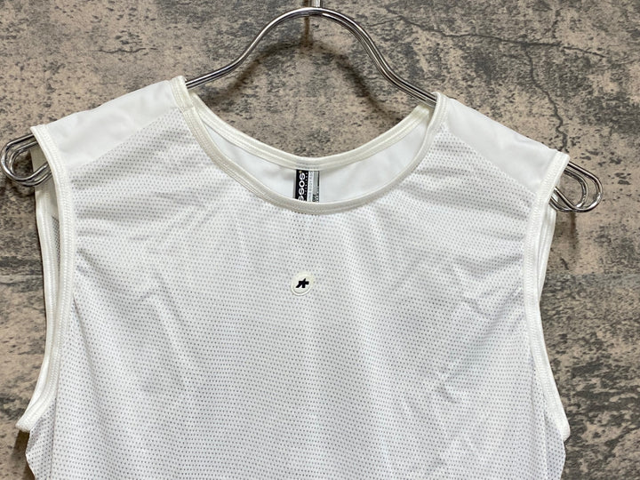 JQ345 アソス ASSOS hot Summer Later active ベースレイヤー 白 M