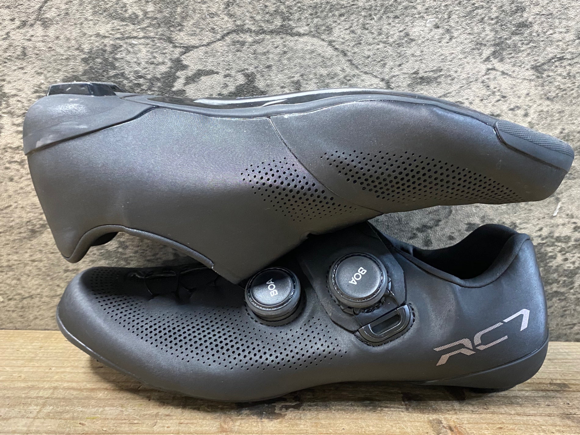 KA758 シマノ SHIMANO RC7 SHRC703M L01 S ビンディングシューズ 黒 3