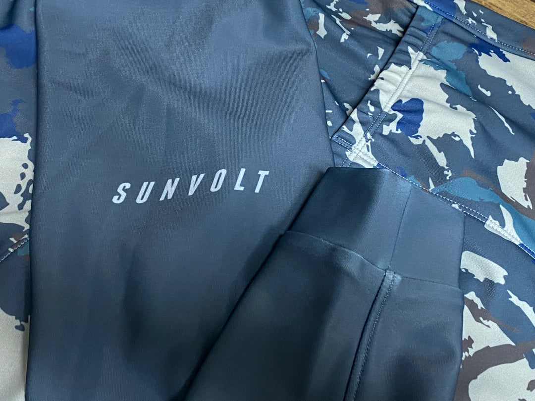 KR154 サンボルト SUNVOLT 長袖 サイクルジャージ 迷彩柄 M 裏起毛