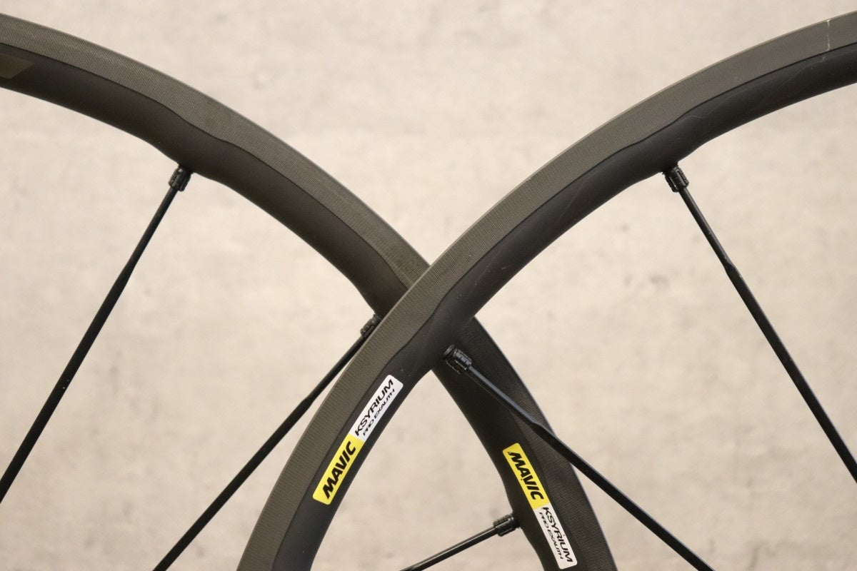 マヴィック MAVIC キシリウム プロ エグザリット KSYRIUM PRO EXALITH アルミ クリンチャー ホイールセット シマノ –  BICI AMORE ONLINE STORE