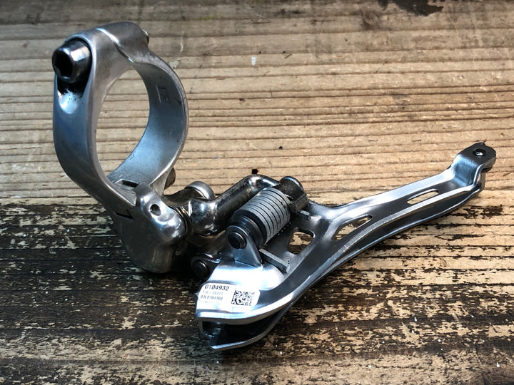 JJ553 カンパニョーロ CAMPAGNOLO ケンタウル CENTAUR フロントディレイラー シルバー バンド式 Φ32