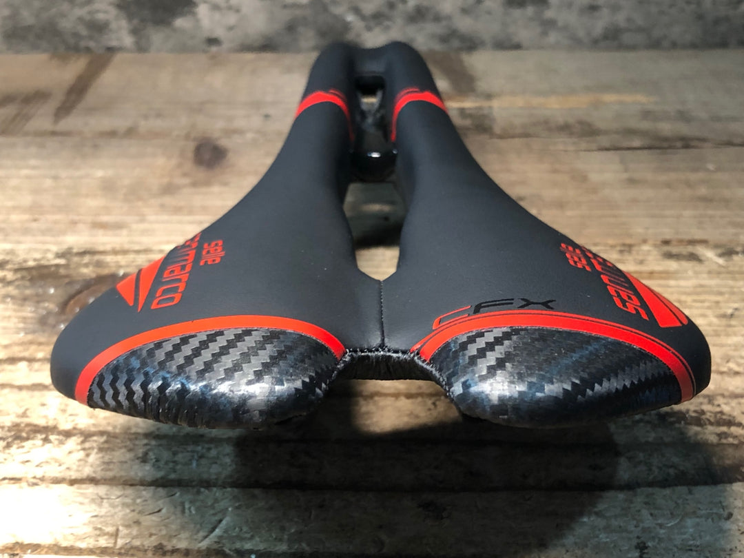 JJ501 セラサンマルコ selle sanmarco ASPIDE CARBON FX カーボンレール サドル 黒/赤