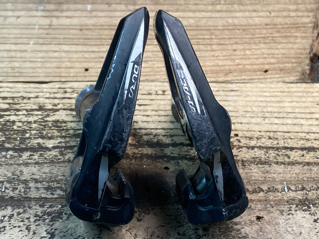 JI434 シマノ SHIMANO デュラエース DURA-ACE PD-9000 ビンディングペダル SPD-SL +4mmシャフト