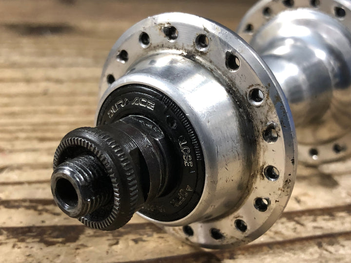 KP035 シマノ SHIMANO デュラエース DURA-ACE HB-7400 FH-7400 ハブ前後セット