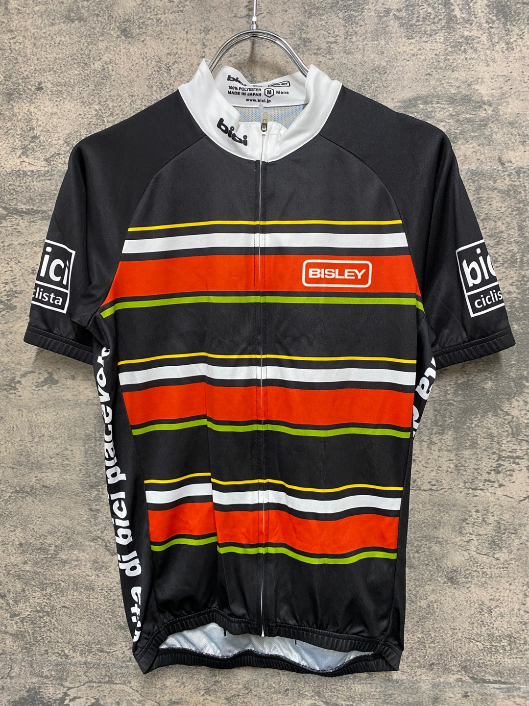 JI927 ビチ bici 半袖 サイクルジャージ 黒 M