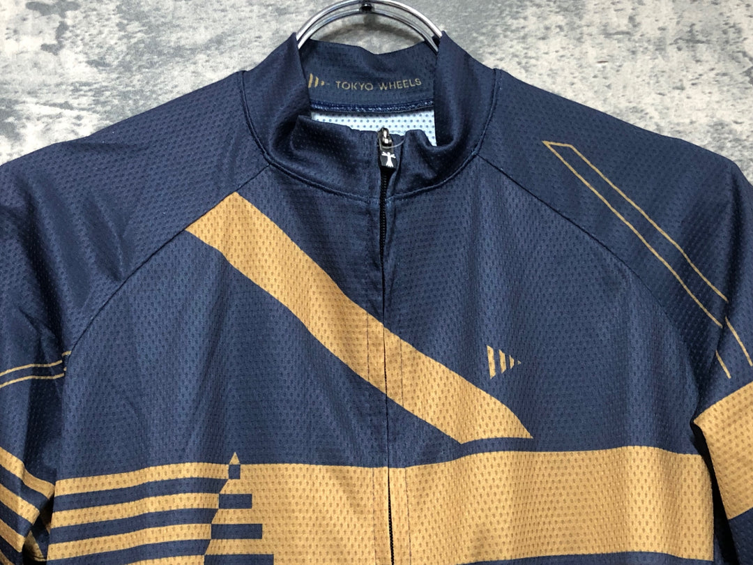 JV918 ビオレーサー BIORACER 半袖 サイクルジャージ 黒 L TOKYO WHEELS